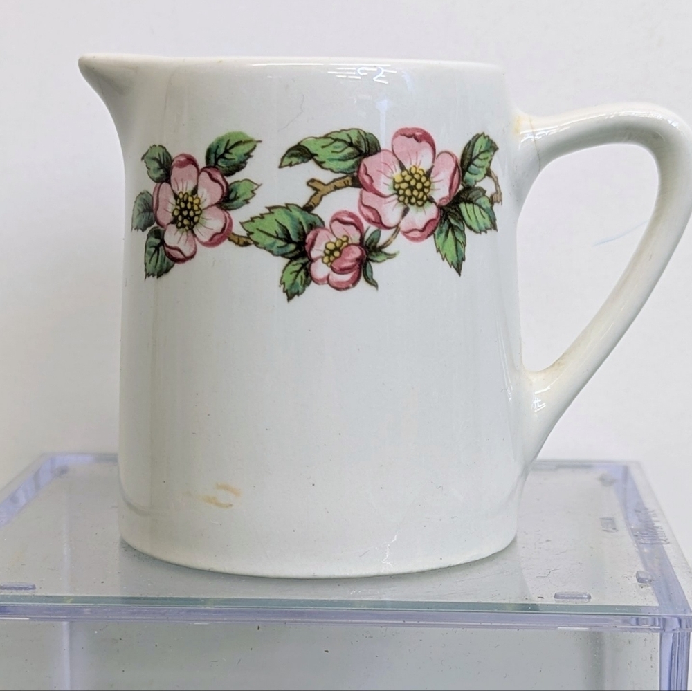 Vintage English Floral Creamer | Grindley Hotel Ware (c. 1940s–1950s)